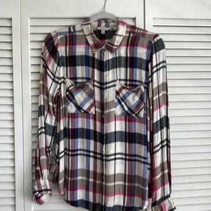 Lucky brand plaid button down